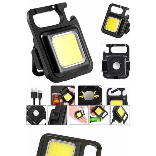 Işıldak Usb Şarjlı Cep El Feneri Taşınabilir Mini Led Işık Çok Fonksiyonlu
