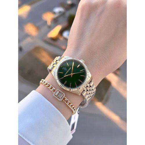 U.S.POLO ASSN Çelik Kordon 5 Atm Suya Dayanıklı Kadın Kol Saati+Bileklik Hediyeli USPA.2103.S07