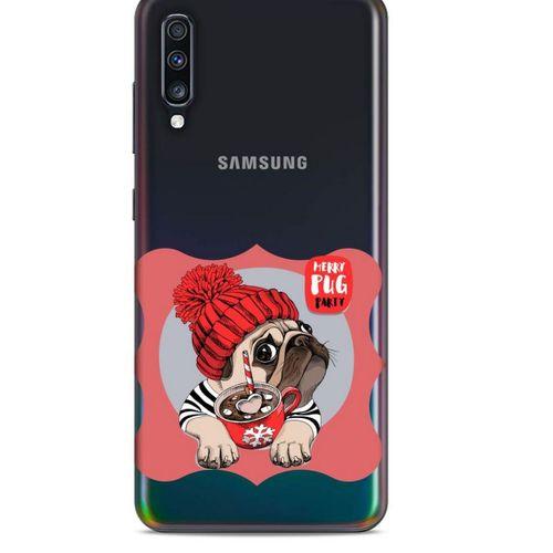 Zoologix (20) Samsung Galaxy A71 Şeffaf Kılıf Silikon Desenli
