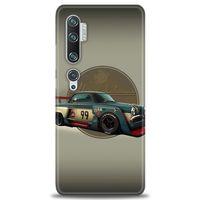 Xiaomi Mi Note 10 Pro Kılıf HD Baskılı Kılıf - Klasik Araba + Tam Ekran Koruyucu