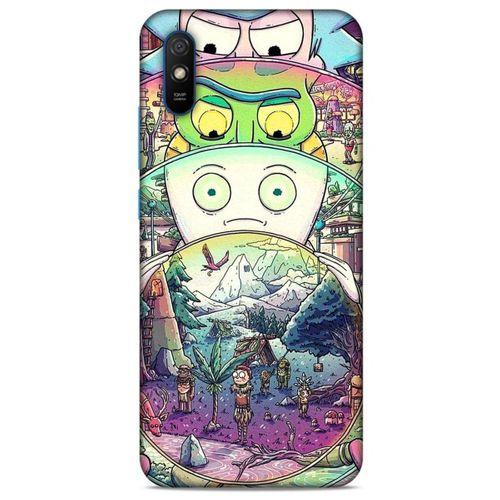 Xiaomi Redmi 9A Uyumlu Kılıf Rick And Morty (48) Bumper Kılıf Decoy Jerrys