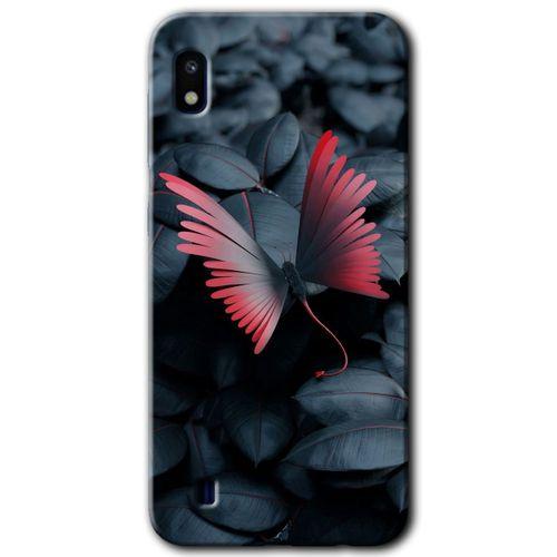Samsung Galaxy A10 HD Baskılı Kılıf + 9D Tam Ekran Koruyucu - Dark Butterfly