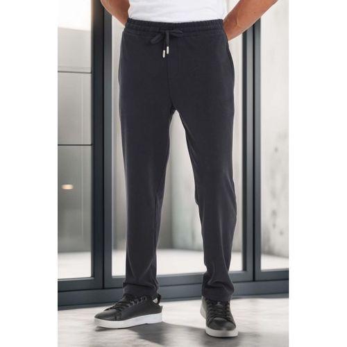 Scuba Modal Kumaş Relaxed Fit Erkek Eşofman Altı Pantolon - Siyah