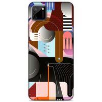 Lopard Oppo Realme C11 Uyumlu Kılıf Soyut Sanat (18) Desenli Telefon Kılıfları