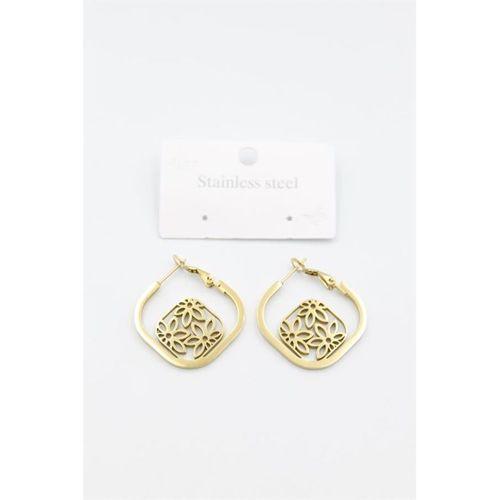 Çiçek Küpe - Altın