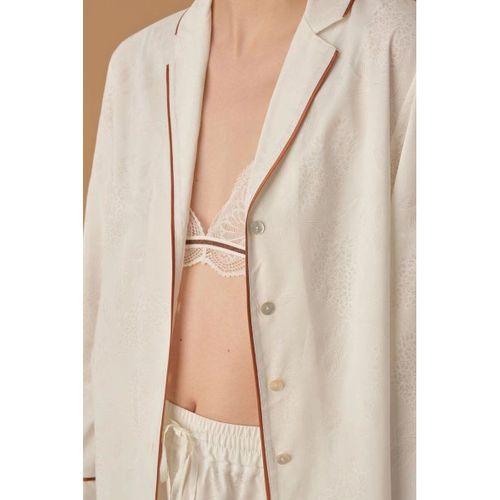 Pierre Cardin 25235 Kadın 3'lü Braletli Biyeli Pijama Takım