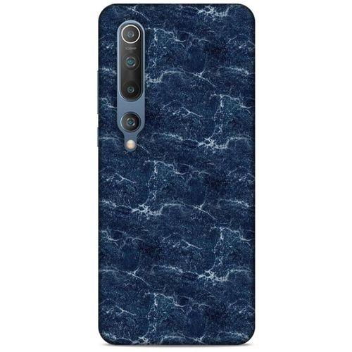 Mermer Desenli (15) Tema Antişok Kılıf Lacivert Xiaomi Mi 10 Kılıf