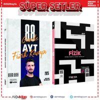 Özcan Aykın 2025 AYT 88 Günde Fizik Kampı ve Marka Soru Bankası Seti 2 Kitap