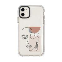 iPhone 12 Mini Women Art Desenli Candy Bumper Silikonlu Telefon Kılıfı