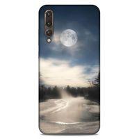 Lopard Huawei P20 Pro Uyumlu Kılıf Gece'S (27) Tasarımlı Kılıf Dolunay