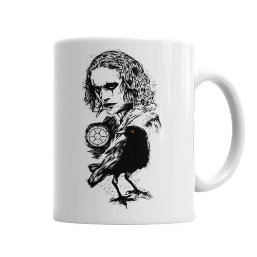 The Crow Face Kupa Bardak Porselen