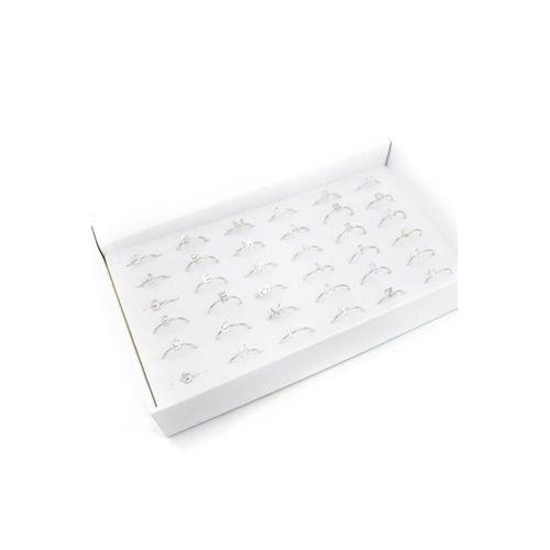 36'lı Harf Yüzük - Gümüş