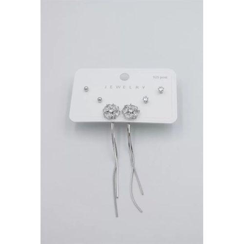 Çoklu Set Küpe - Gümüş