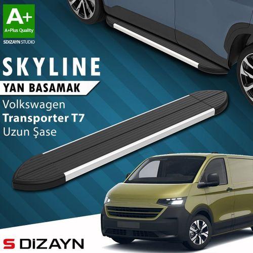 S-Dizayn VW Transporter T7 Skyline Aluminyum Yan Basamak 263 Cm 2024 Üzeri A+ Kalite