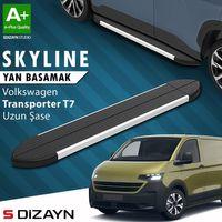 S-Dizayn VW Transporter T7 Skyline Aluminyum Yan Basamak 263 Cm 2024 Üzeri A+ Kalite