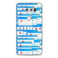 Retro (48) Desen Bumper Kılıf Renkli LG K40S Kılıf