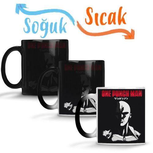 One Punch Man 02 Sihirli Kupa Bardak Porselen