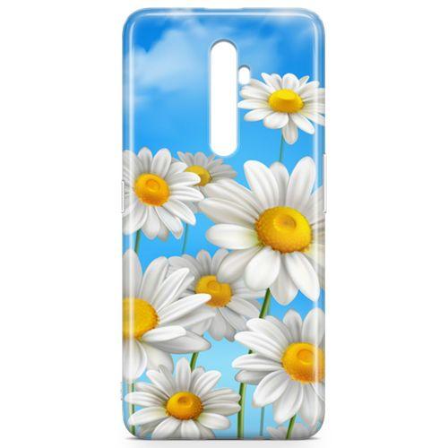 Oppo Reno2 Z 2019 Kılıf Papatya Kokulu Arka Kapak Koruma Desenli Full Koruyucu