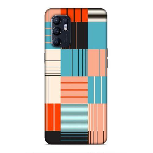 Oppo Reno 6 4G Uyumlu Kılıf Insomnia (6) Silikon Kılıf Turkuaz