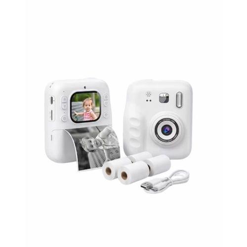 Mini Dijital Çocuk Kamerası Anında Baskı 5 Kalem 4 Kağıt Rulo Hediyeli