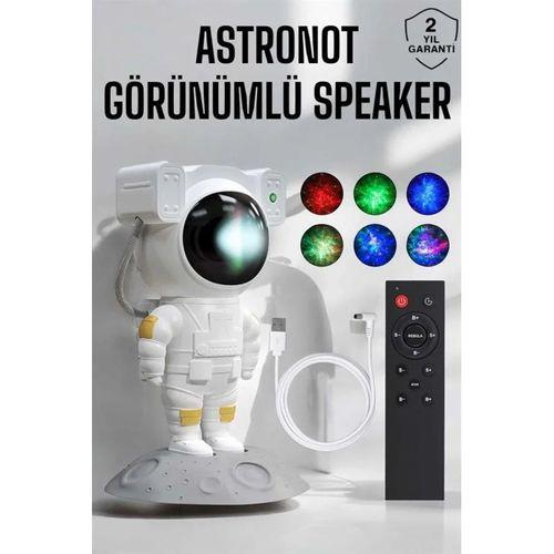 Astronot Görünümlü Projeksiyon Speaker Taşınabilir