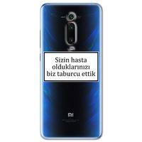 Xiaomi Mi 9T Kılıf HD Yazı Baskılı Silikon Arka Kapak - Yazı 1