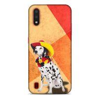 Samsung Galaxy A01 Kılıf Köpek Kıyafetleri (19) Kılıfları Dalmaçyalı Şapka