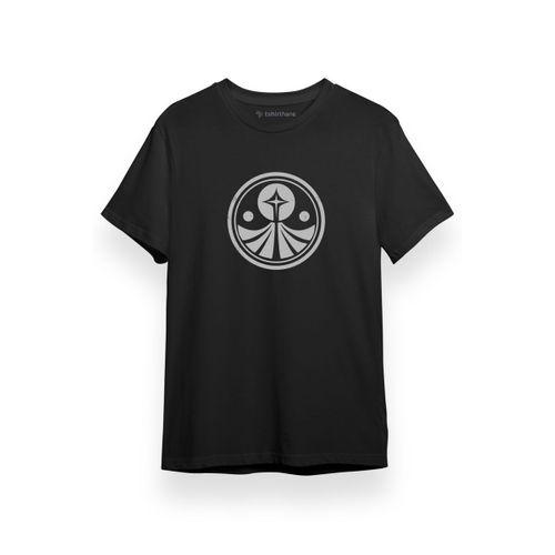 Foundation Logo Siyah Kısa kol Erkek Tshirt