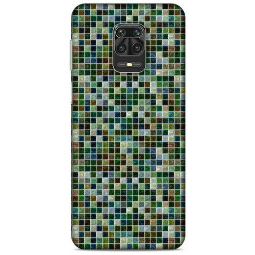 Mermer Desenli (29) Tema Arka Koruma Kılıfı Haki Xiaomi Redmi Note 9S Kılıf