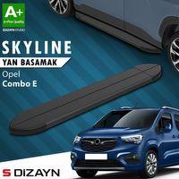 S-Dizayn Opel Combo E Kısa Şase Skyline Siyah Yan Basamak 203 Cm 2018 Üzeri A+ Kalite