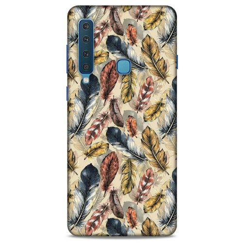 Samsung Galaxy A9 2018 Kılıf Desenli Özel Seri Tüyler (29) Arka Koruma Kılıfı