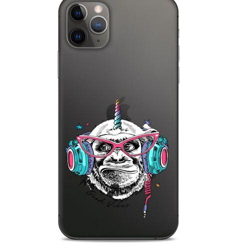 Zoologix (15) Apple iPhone 12 Pro Max Şeffaf Kılıf Silikon Desenli