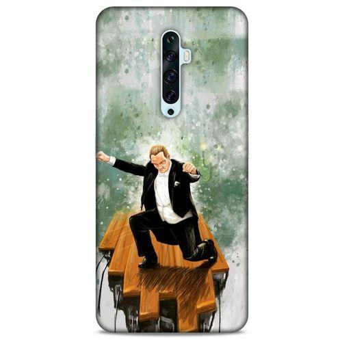Oppo Reno 2z Kılıf Atatürk (42) Rugged Armor Kılıf Yeşil Tasarım