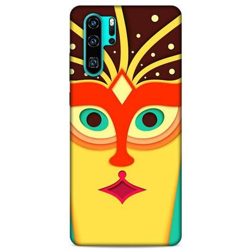 Lopard Huawei P30 Pro Uyumlu Kılıf Soyut Sanat (1) Baskılı Kılıfı