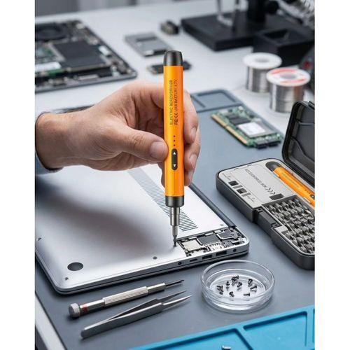 Kablosuz Alüminyum Gövdeli Elektrikli Tornavida 38 Uçlu Teknik Servis Seti