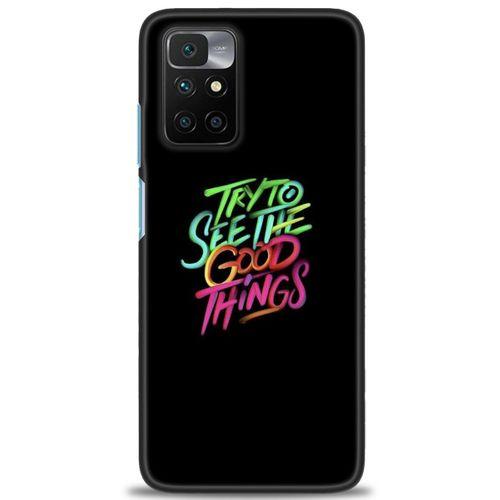 Xiaomi Redmi 10 Kılıf HD Baskılı Kılıf - Good Things + Tam Ekran Koruyucu