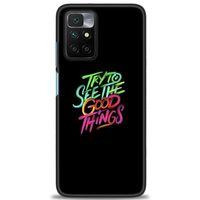 Xiaomi Redmi 10 Kılıf HD Baskılı Kılıf - Good Things + Tam Ekran Koruyucu