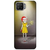 Oppo A73 Kılıf FunnyMaX (32) Soft Silikon Kılıf Turuncu Kahve