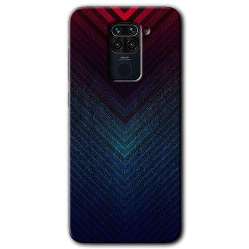 Xiaomi Redmi Note 9 HD Baskılı Kılıf + 9D Tam Ekran Koruyucu - Abstract 4