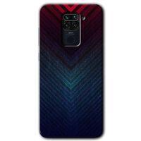 Xiaomi Redmi Note 9 HD Baskılı Kılıf + 9D Tam Ekran Koruyucu - Abstract 4