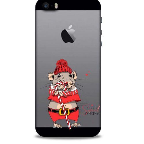 Zoologix (89) Apple Iphone 5S Şeffaf Kılıf Silikon Desenli