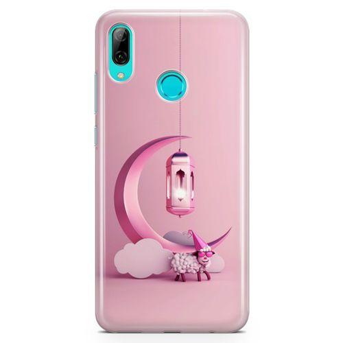 Huawei Y9 2019 Kılıf Pembe Süsler Arka Kapak Koruma Desenli Full Koruyucu