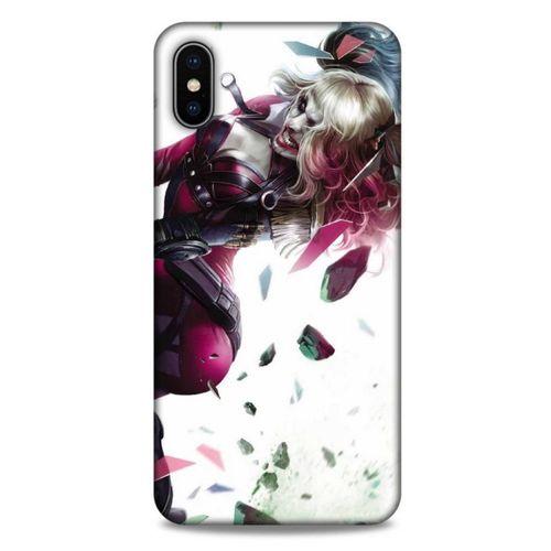 Apple iPhone XS Max Uyumlu Kılıf Harley Quinn (17) Tasarım Kılıf Kayısı