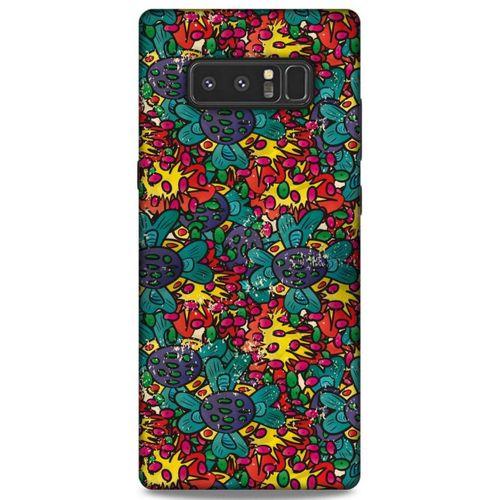 Lopard Samsung Galaxy Note 8 Uyumlu Kılıf Soyut Sanat (29) Baskılı Arka Koruma Kılıfı