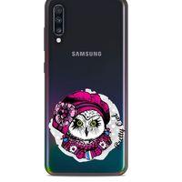 Zoologix (91) Samsung Galaxy A9 2018 Şeffaf Kılıf Silikon Desenli