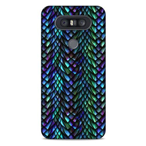 LG K41S - K51S Kılıf Dragons (1) Kılıfı Ejderha Pulları Rainbow