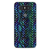 LG K41S - K51S Kılıf Dragons (1) Kılıfı Ejderha Pulları Rainbow