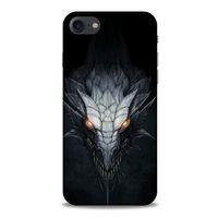Apple Iphone 8 Kılıf Dragons (13) Silikon Kap Gri Ejderha