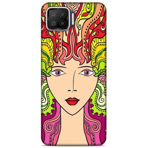 Lopard Oppo A73 Uyumlu Kılıf Sürreal Yüzler ♀ (42) Rugged Armor Kılıf Desenli