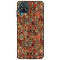 Lopard Samsung Galaxy A12 Uyumlu Kılıf Ethnic Culture (11) Tam Koruma
